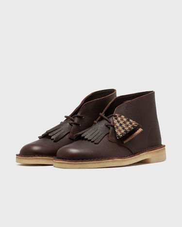 Tenisice i cipele Clarks Fringed Textured Leather Desert Boot Smeđa | 26183082, 2