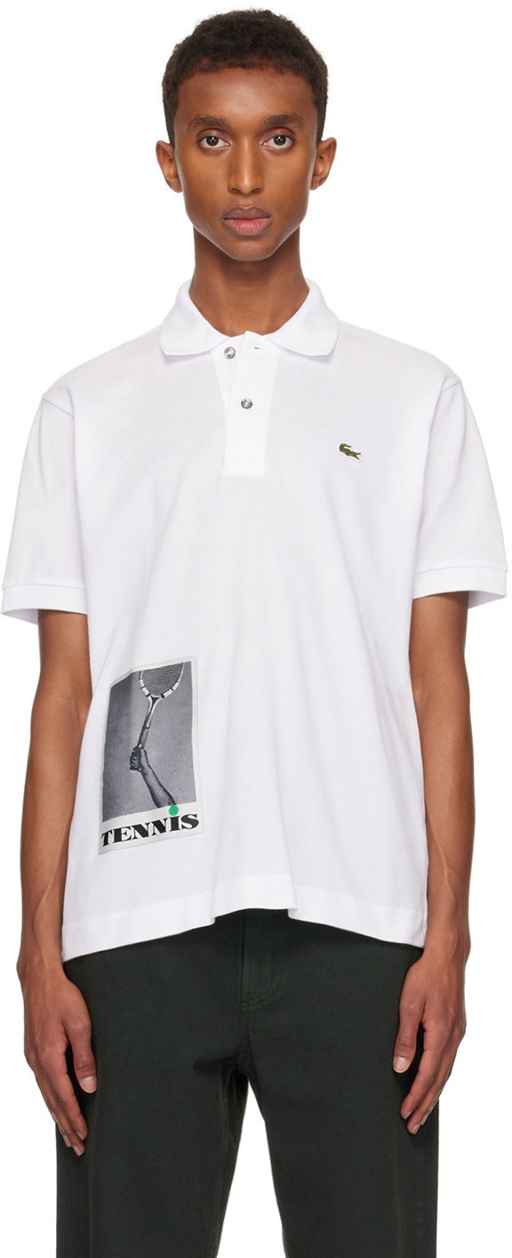 Polo majica Lacoste Polo With Print Bijela | PH1428