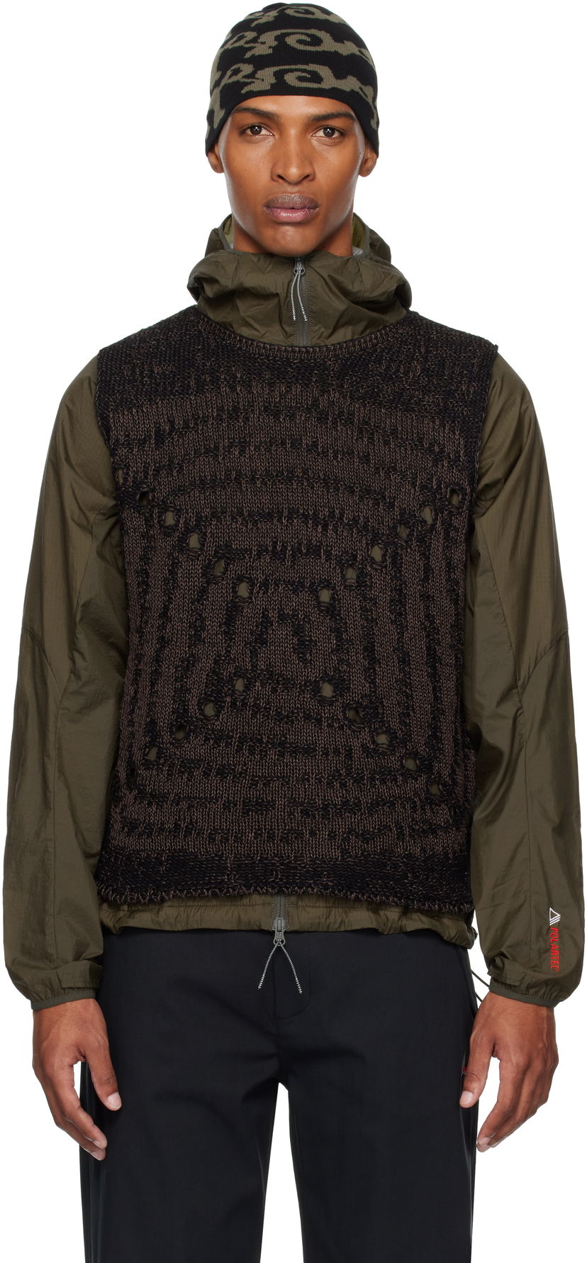 Prsluk ROA ROA Vortex Crewneck Vest Zelena | RBMW0374YA41