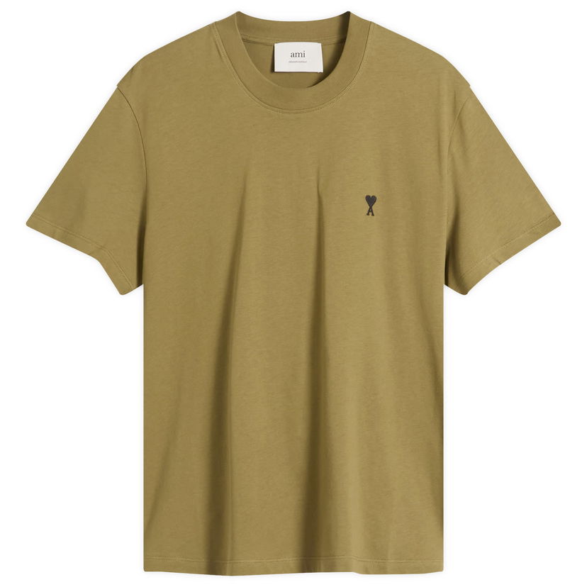 Majica kratkih rukava AMI Men's AMI Paris Light Jersey ADC T-Shirt, Size Large Zelena | H25HTS346-724-298H25