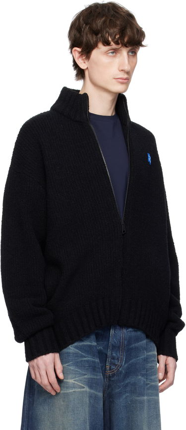 Džemper ADER ERROR ADER error Sig; TRS Tag Knit Zip-Up Track Jacket Crna | BO42FYKT0703BK, 1