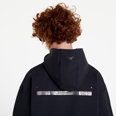 Dukserice A-COLD-WALL* Foil Grid Hoodie Crna | ACWMW074 Black, 2