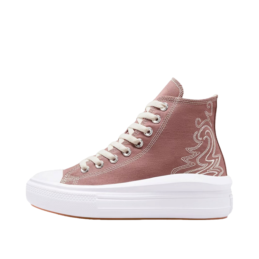 Tenisice i cipele Converse Chuck Taylor All Star Move Platform Hi Western Embroidery Saddle W Ružičasta | A03905C