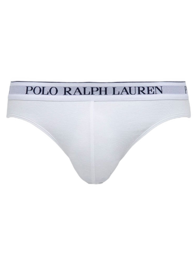 Bokserice Polo by Ralph Lauren Pack Of 3 Logo Waistband Briefs Bijela | 714835884001