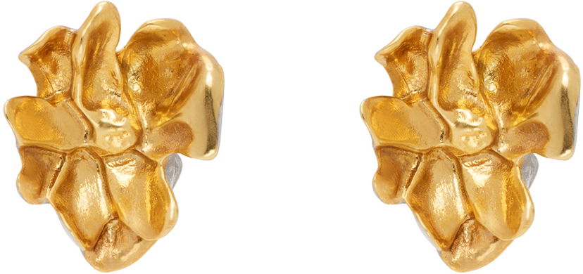Naušnice Marni Flower Earrings Metalik | ORMV0508N2 M2000