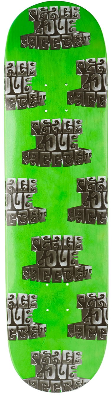 Flexstyle PACCBET Rassvet Green 3D Skateboard Deck, 8.1 in Zelena | PACC10SK14