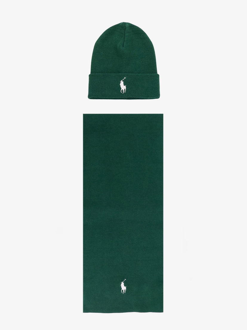 Šal Polo by Ralph Lauren Matching Set Zelena | 710953262002