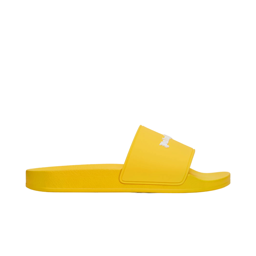 Tenisice i cipele Palm Angels Yellow Logo Pool Slides Žuta | PMIC011F24MAT0016565