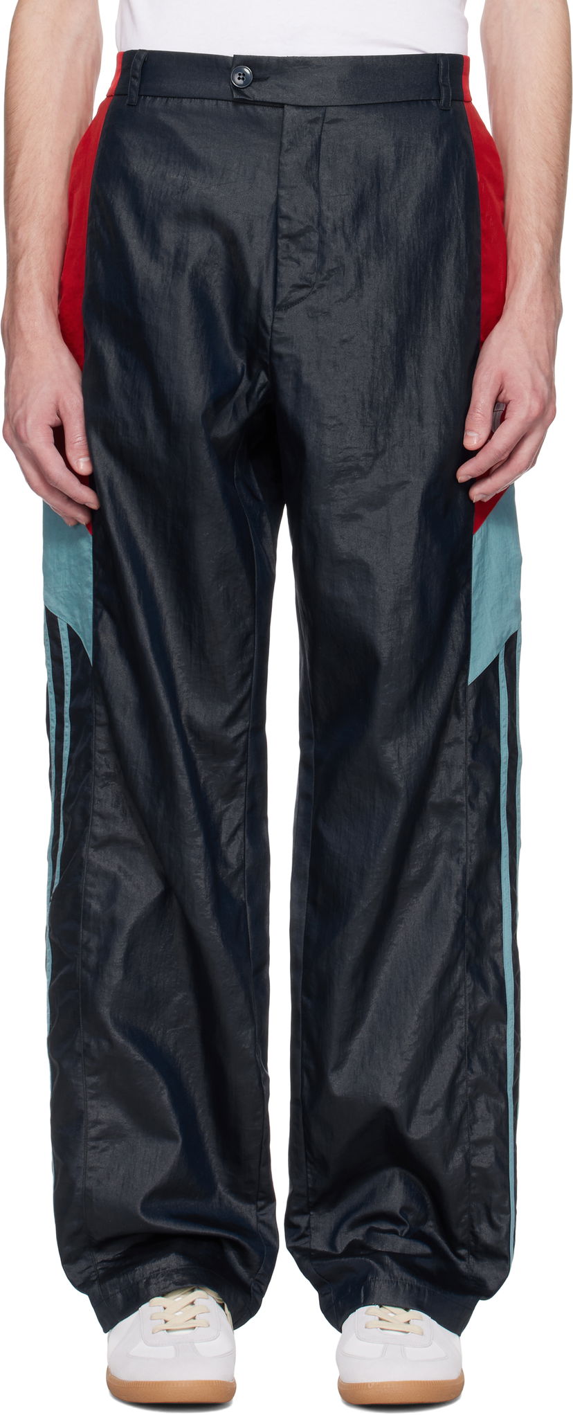 Trenirka Martine Rose Martine Rose Paneled Track Pants Crna | 174WP10504