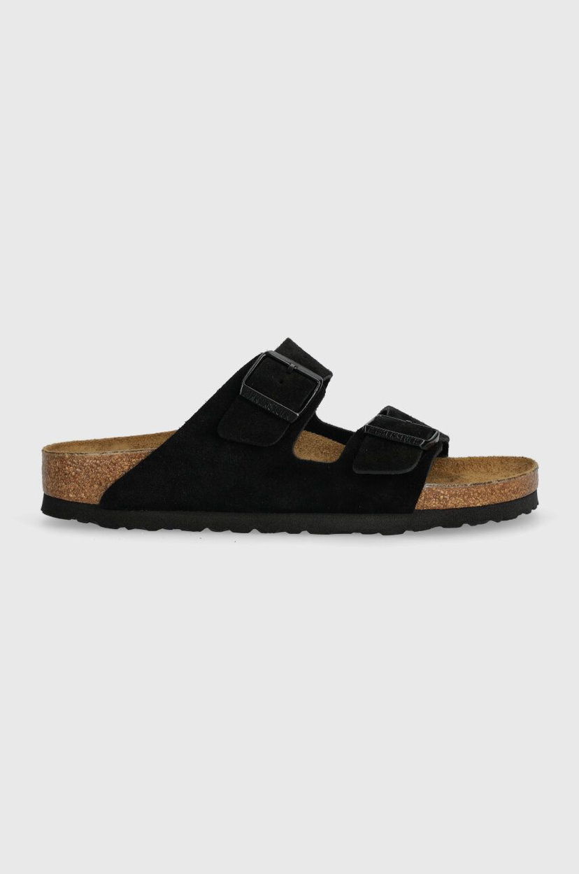 Tenisice i cipele Birkenstock Birkenstock Arizona Suede Sandals Crna | 1027164