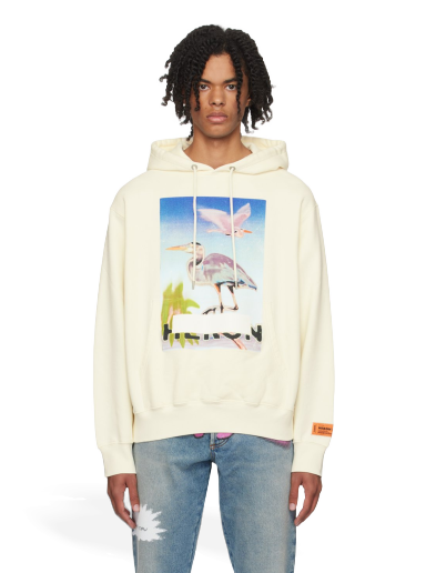 Dukserice HERON PRESTON Censored Heron Hoodie Bež | HMBB024F23JER0030437