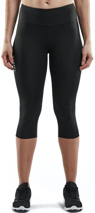 Tajice Craft RUSH CAPRI Women's Running Capri Leggings Crna | 1907932-999999