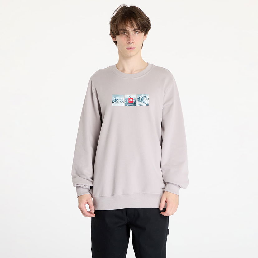 Dukserice The North Face Crew Expedition System Moonstone Grey Siva | NF0A89DD1OA1