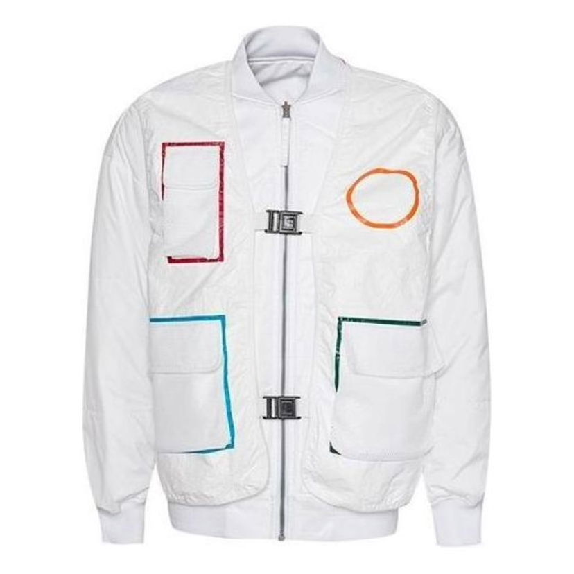 Bomber jakna Converse Padded Outerwear Jacket Bijela | 10019771-A02