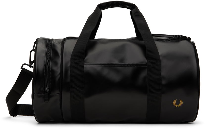 Putna torba Fred Perry Fred Perry Tonal Barrel Duffle Bag Crna | L7260