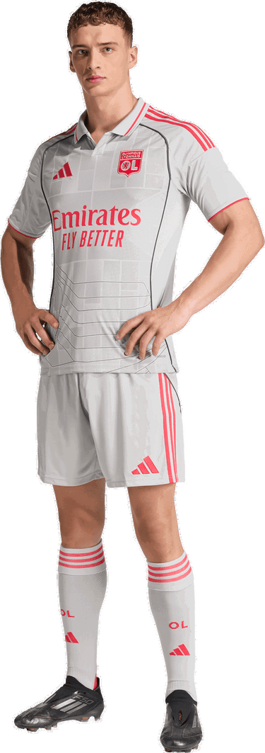 Dres adidas Originals Olympique Lyon 3rd Jersey 2025/26 Bijela | jd1389, 4