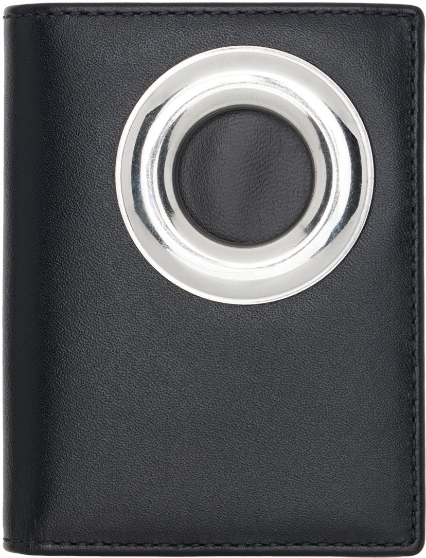 Novčanik Comme des Garçons COMME des GARÇONS WALLETS Black Silver Eyelet Wallet Crna | SA0641SE