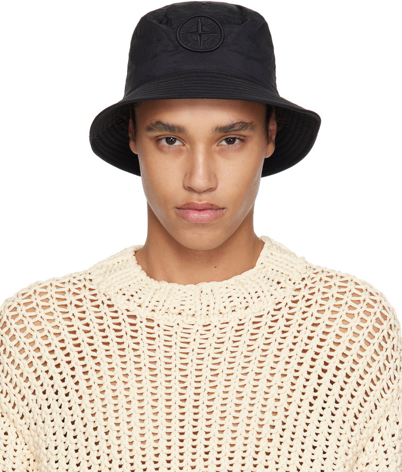 Šešir Stone Island Stone Island Nylon Bucket Hat Crna | K1S15 9100009 S0076