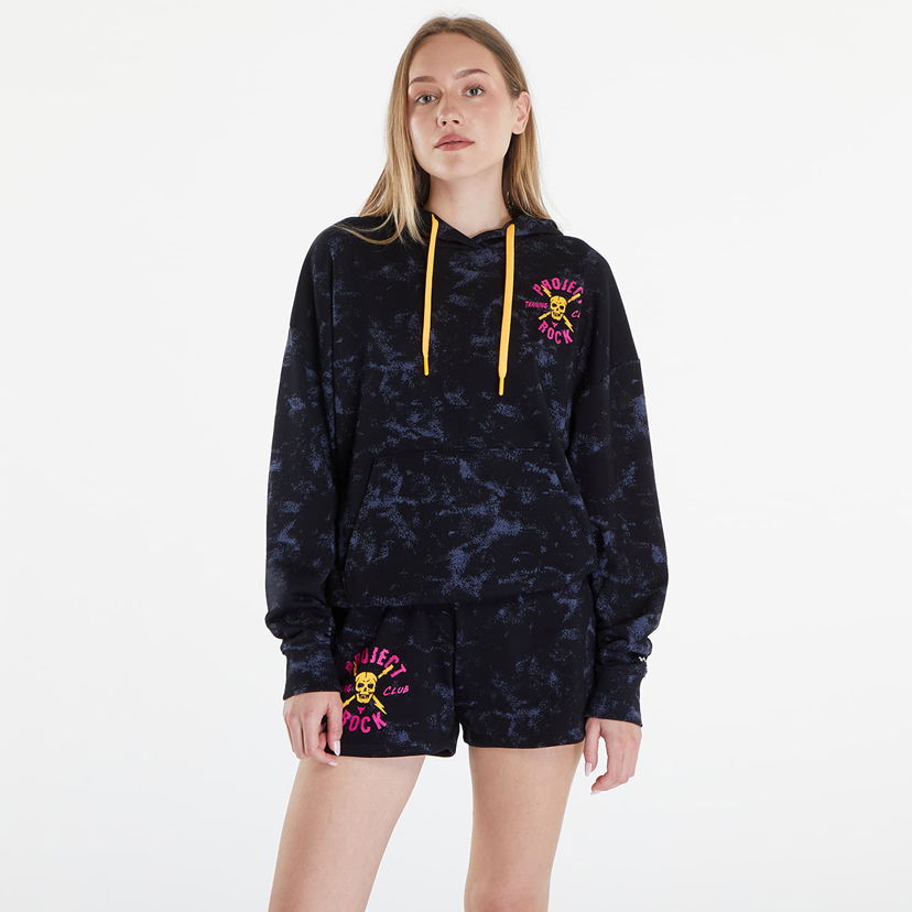 Dukserice Under Armour Project Rock W Underground Terry Hoodie Black/ Nova Orange/ Black Crna | 1382711-001