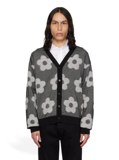 Džemper KENZO Paris Flower Spot Cardigan Crna | FD65CA4103CA
