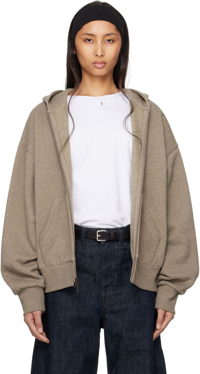 Dukserice Fear of God Fear of God ESSENTIALS Classic Full Zip-Up Hoodie Siva | 192AS254781F