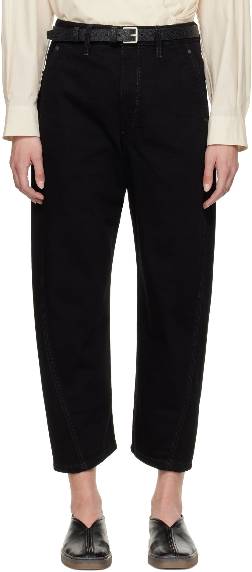 Jeans LEMAIRE Lemaire Twisted Jeans Crna | PA1051 LD1031