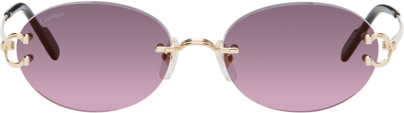Sunčane naočale Cartier Cartier 'Signature C de Cartier' Sunglasses Ljubičasta | CT0551S-004