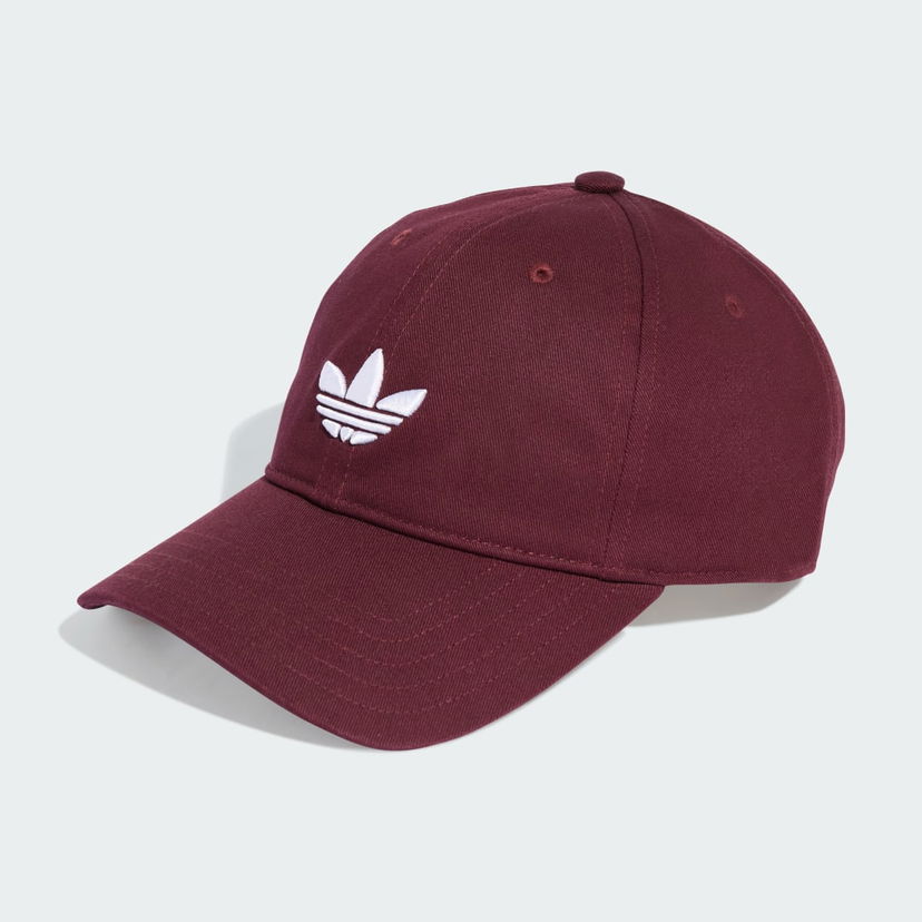Kapa adidas Performance Adicolor Classic Trefoil Baseball Cap Tamnocrvena | JZ4928