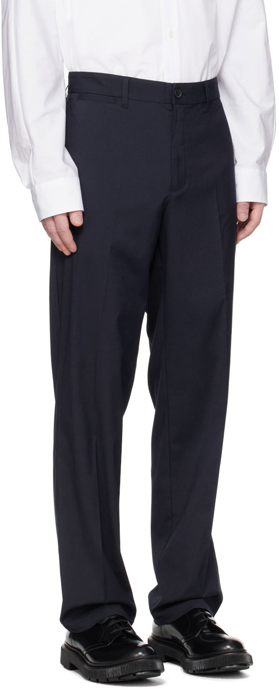 Hlače Samsoe Samsoe Samsøe Samsøe Sajohnny Trousers Tamnoplava | M24100062, 1