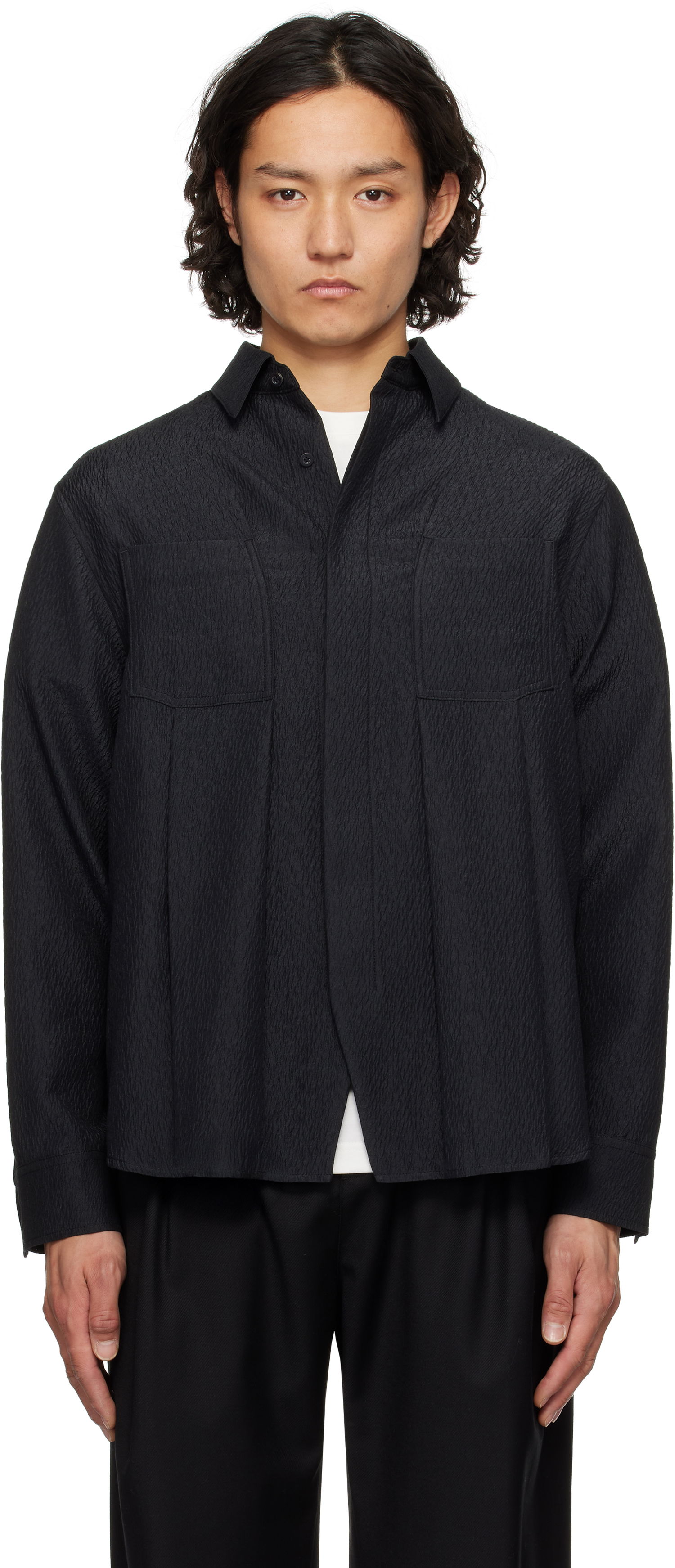 Košulja ADER ERROR ADER error Product. 53 Textured Shirt Crna | BO01SSSH0101BK, 0