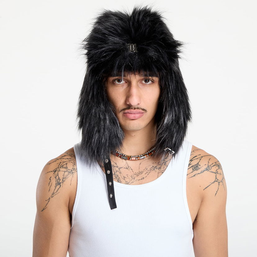 Šešir MISBHV MISBHV Faux Fur Aviator Hat S/M Crna | 251A503