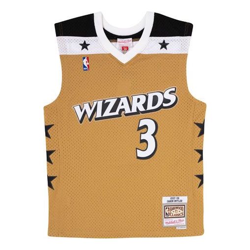 Dres Mitchell & Ness Mitchell & Ness Wizards Basketball Jersey Žuta | SMJYGS20042-WWIGOLD07CBT
