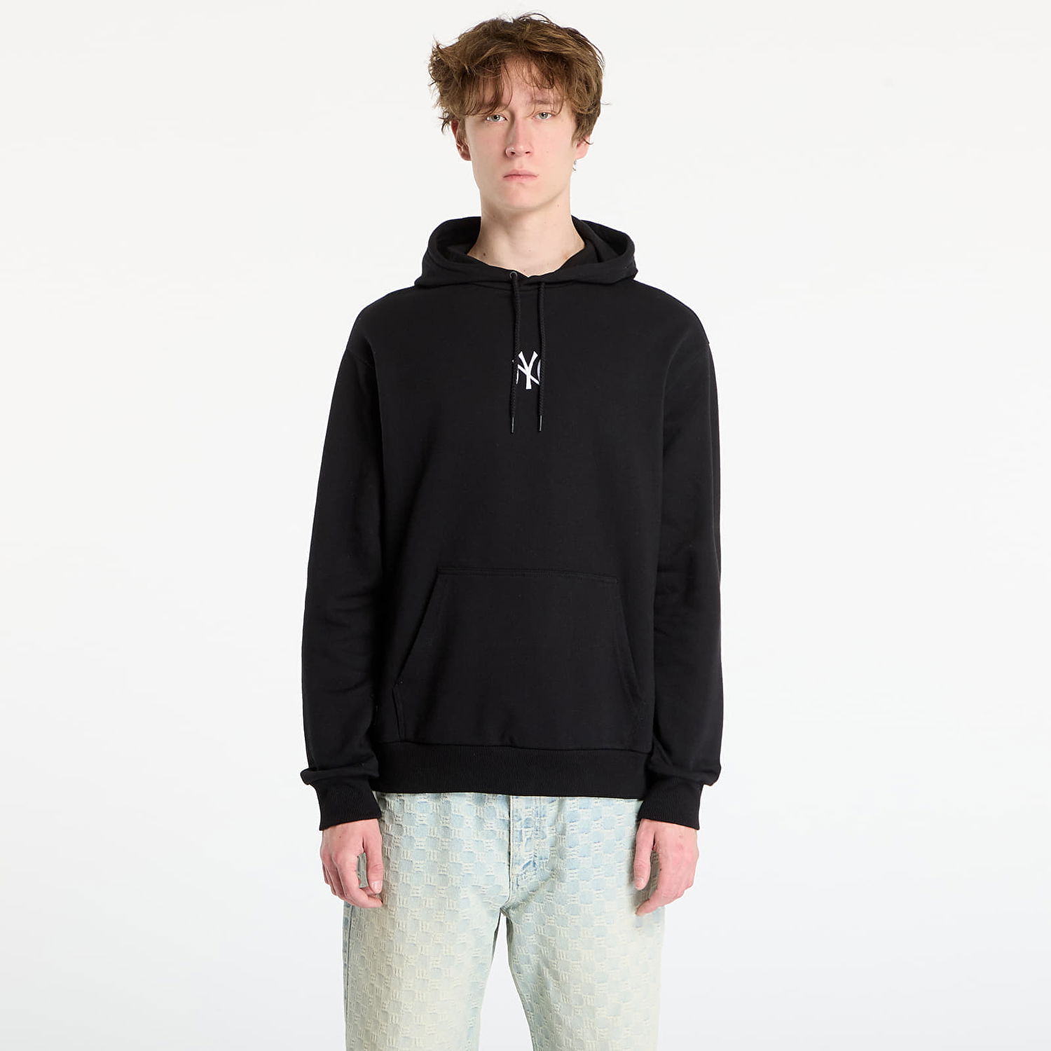 Dukserice New Era MLB New York Yankees Hoodie Crna | 60675759, 0