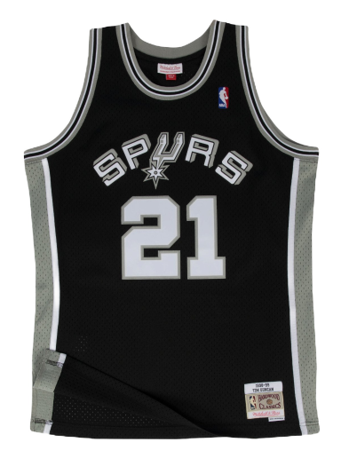 Dres Mitchell & Ness NBA Swingman Jersey San Antonio Spurs Tim Duncan Crna | SMJYGS18208-SASBLCK98TDU