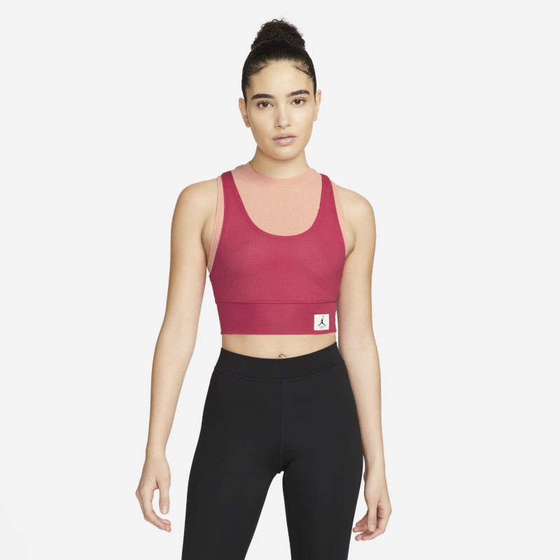 Grudnjak Jordan Jordan Essentials Cropped Top Crvena | DN0602-614