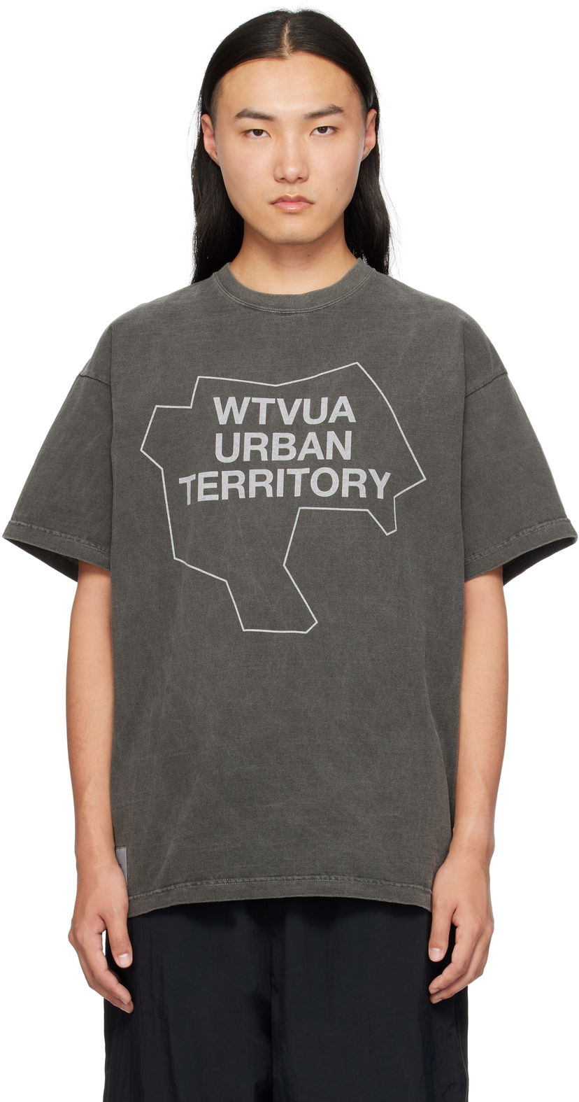 Majica kratkih rukava WTAPS WTAPS Territory Graphic T-Shirt Siva | 242ATDT-CSM04