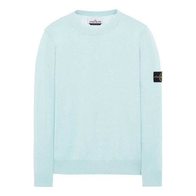 Džemper Stone Island Crewneck Knit Plava | 7615540B2-V0044