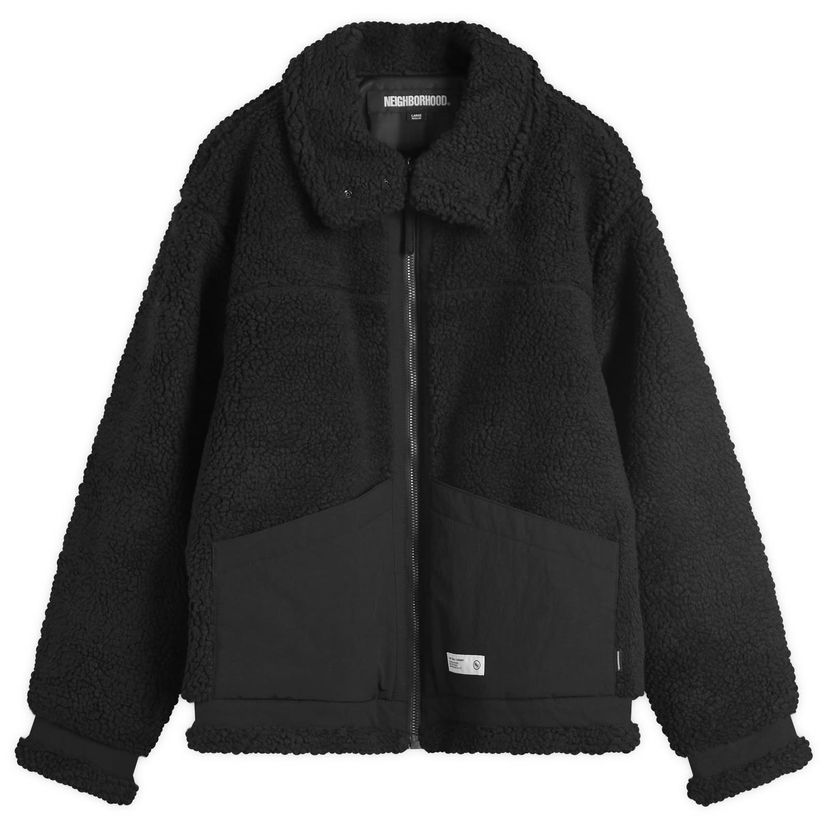 Jakna Neighborhood Fleece Jacket Crna | 242SZNH-JKM02-BLK