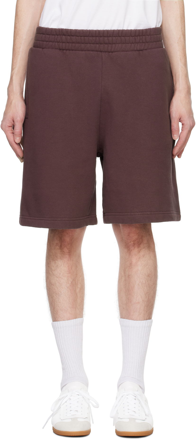 Kratke hlače Palm Angels College Sweat Shorts Smeđa | PMCI020F24FLE0012918