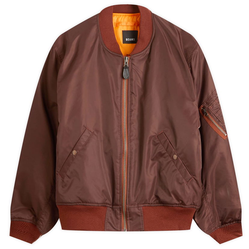 Bomber jakna BEAMS MA1 Jacket Smeđa | 1118-5607-139-28