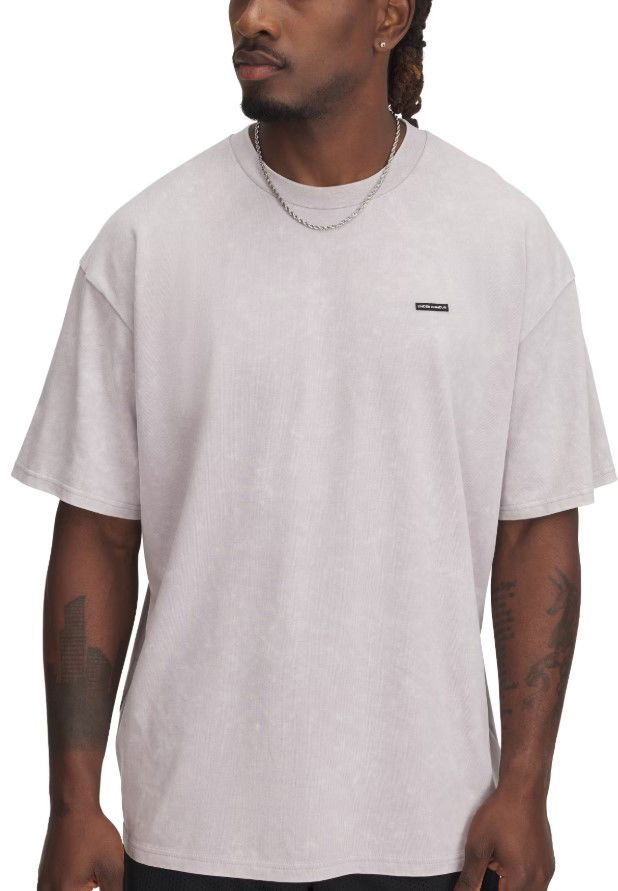 Majica kratkih rukava Under Armour Men's HW OS Logo Wash Short Sleeve T-Shirt Siva | 1389147-009