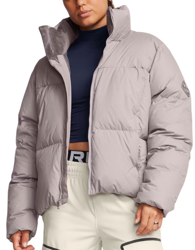 Pernata jakna Under Armour Under Armour Limitless Down Puffer Jacket Ljubičasta | 1384648-015