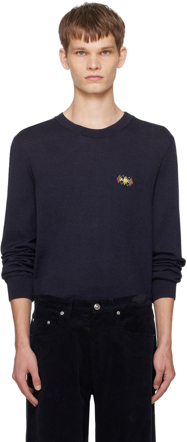 Džemper A.P.C. Rory Sweater Plava | WVBDI-H23363