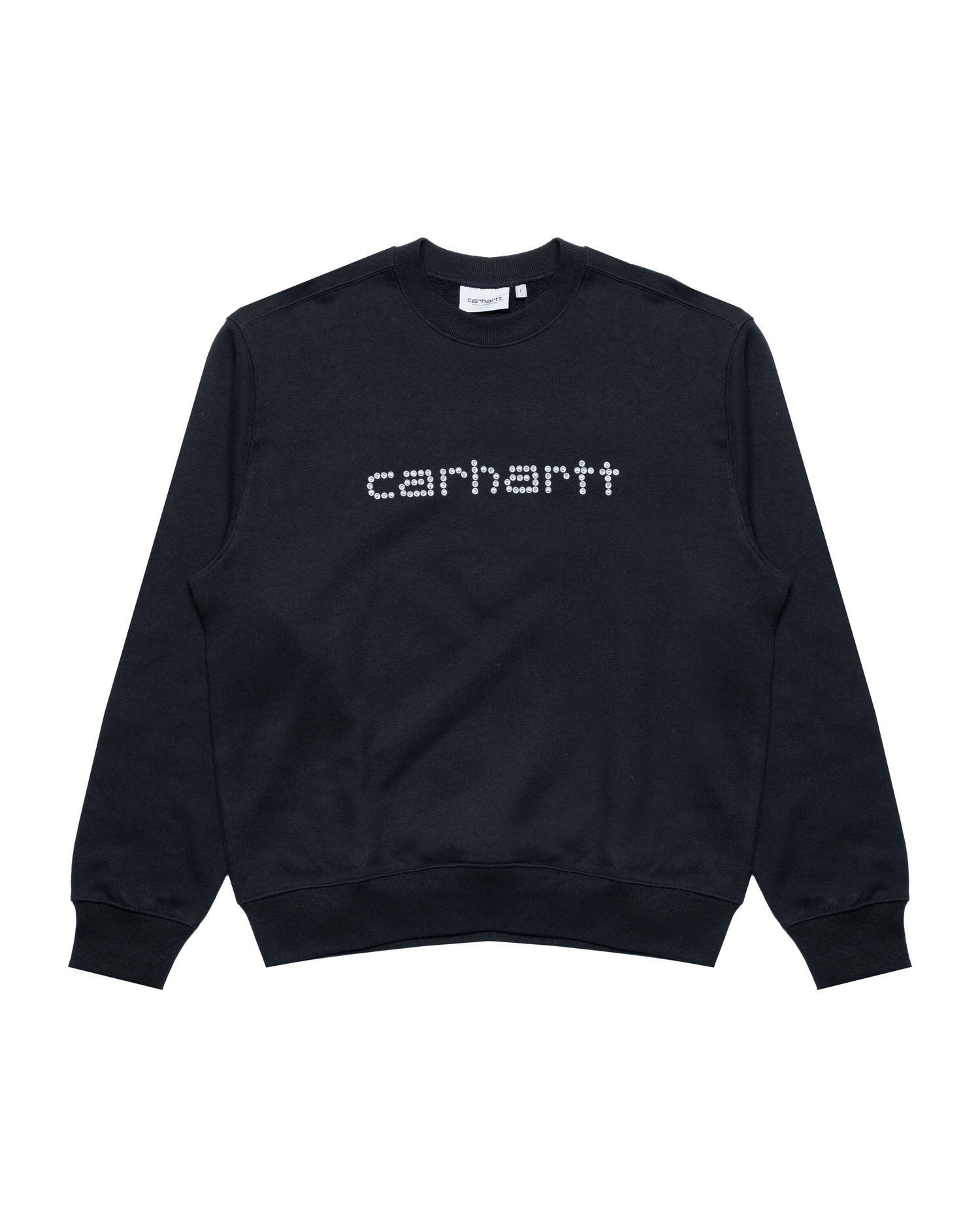 Dukserice Carhartt WIP Carhartt WIP Rivet Script Sweatshirt Crna | I034415-89XX, 0