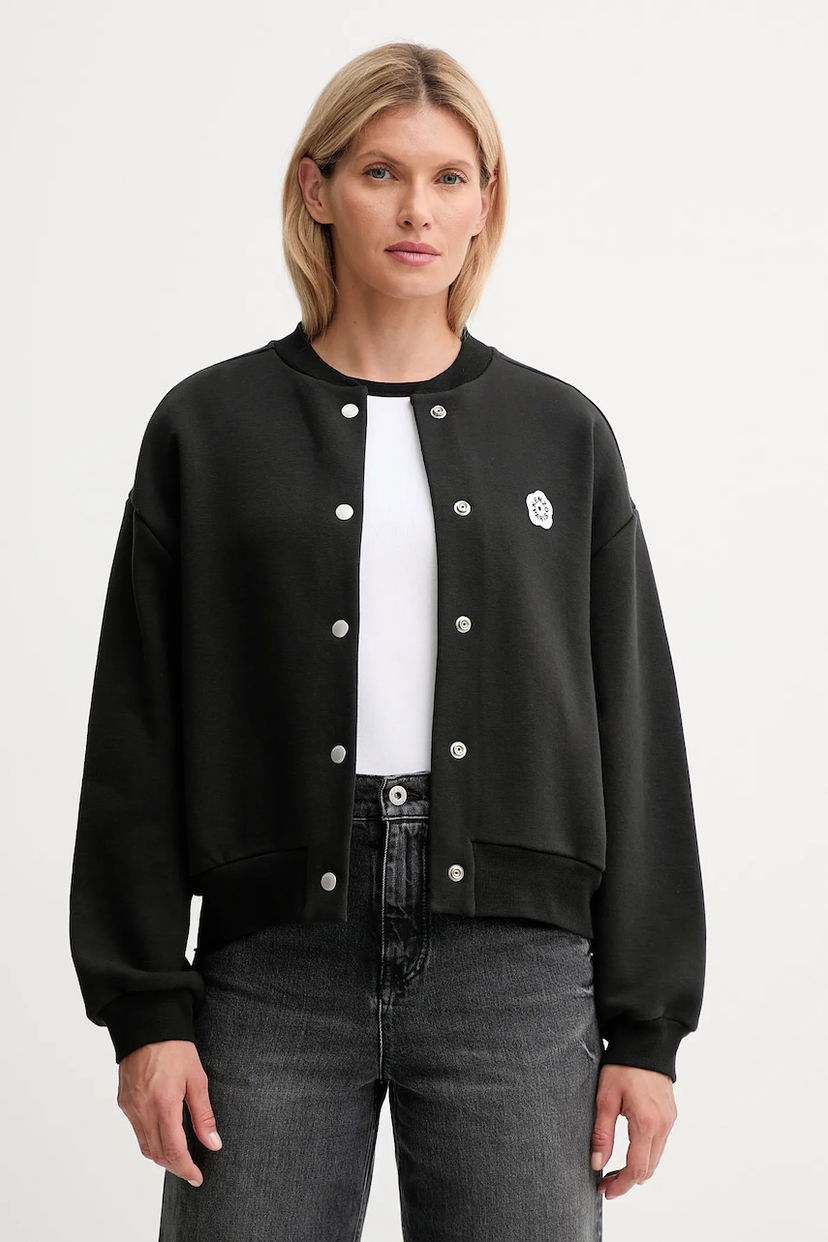 Bomber jakna KENZO Kenzo Oversize Bomber Jacket Crna | FF62BL5514MK