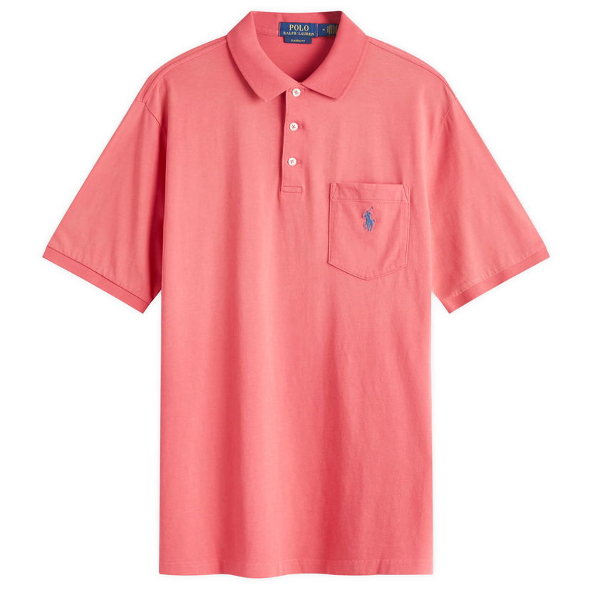 Polo majica Polo by Ralph Lauren Garment Dyed Polo Shirt Ružičasta | 710941533003