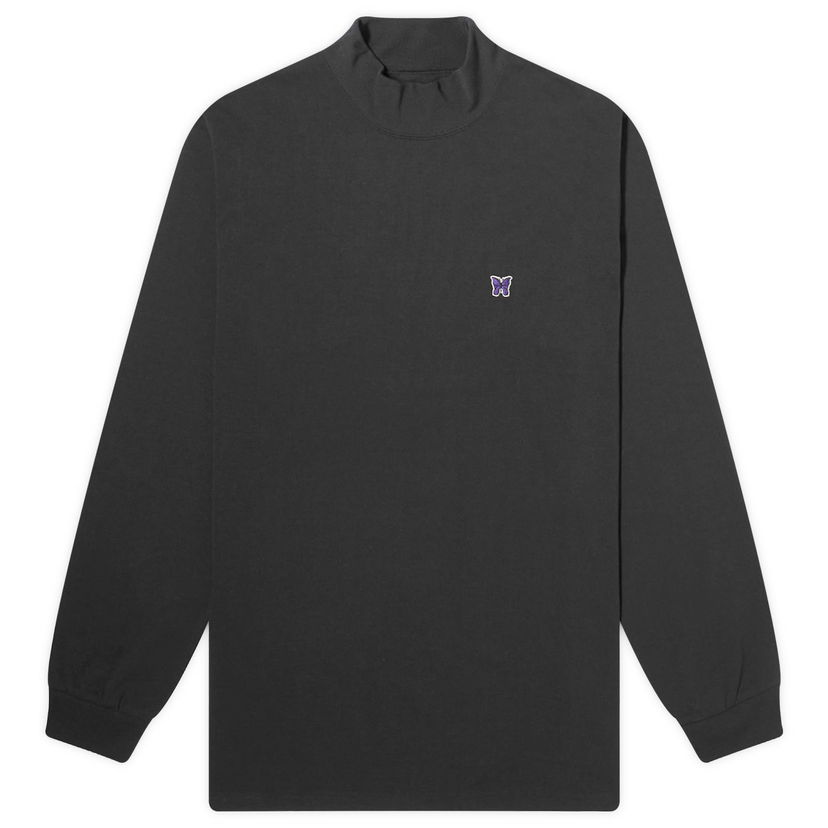 Majica kratkih rukava Needles Long Sleeve Mock Neck Crna | OT259-C