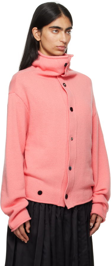 Džemper ADER ERROR Mock Neck Button Cardigan Ružičasta | BN01FWKT0703PK, 4