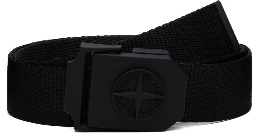Pojasevi Stone Island Stone Island Nylon Tape Belt Crna | K2S15 9300003 S0071