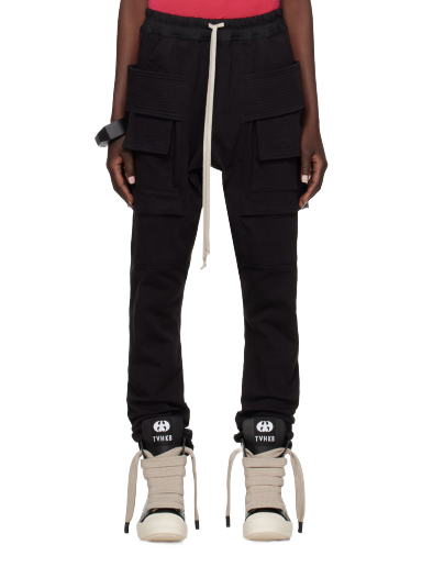 Hlače Rick Owens SSENSE x TVHKB x Edition Creatch Trousers Crna | RN02C4312 RIGEP6